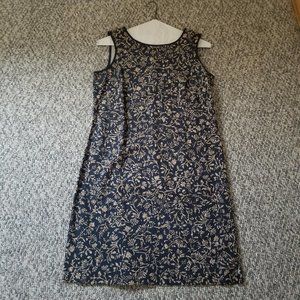 Eddie Bauer 100 % cotton sheath summer dress